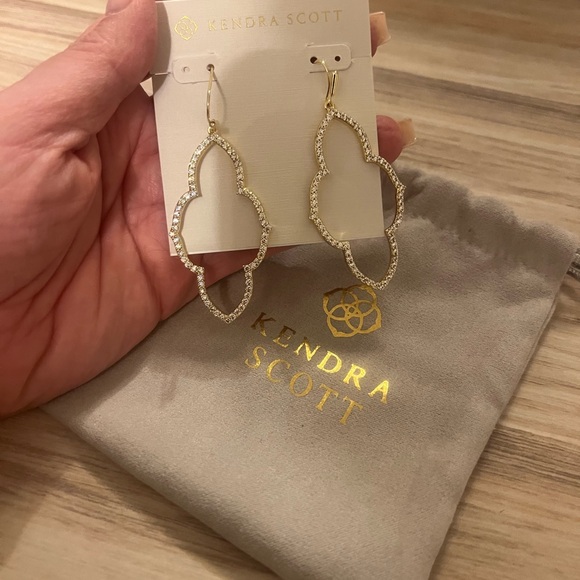 Kendra Scott Gold Earrings - Picture 3 of 4